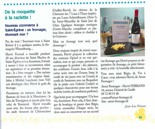 De la moquette à la raclette