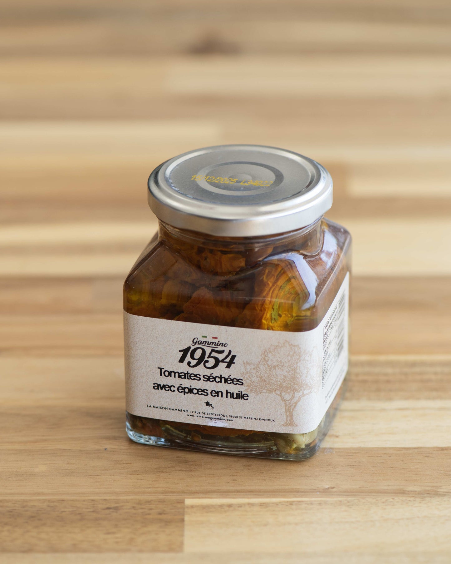 Tomates séchées avec épices en huile