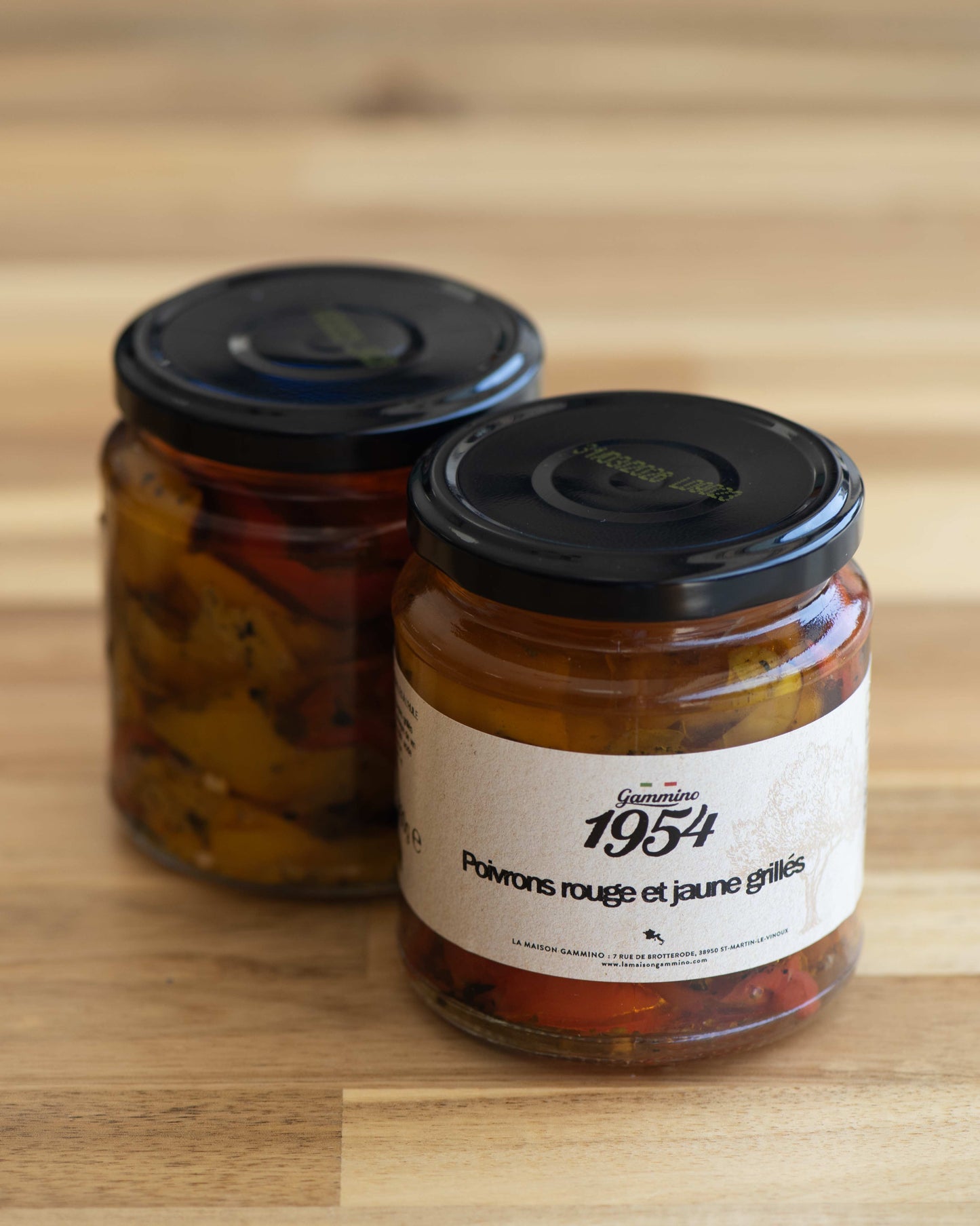 Poivrons rouge et jaune grillés