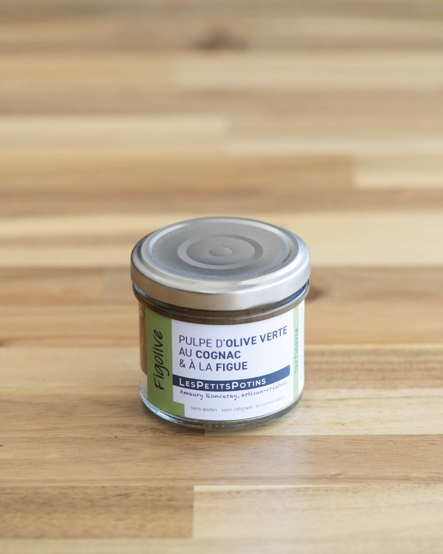 Pulpe d'olive verte au cognac & à la figue