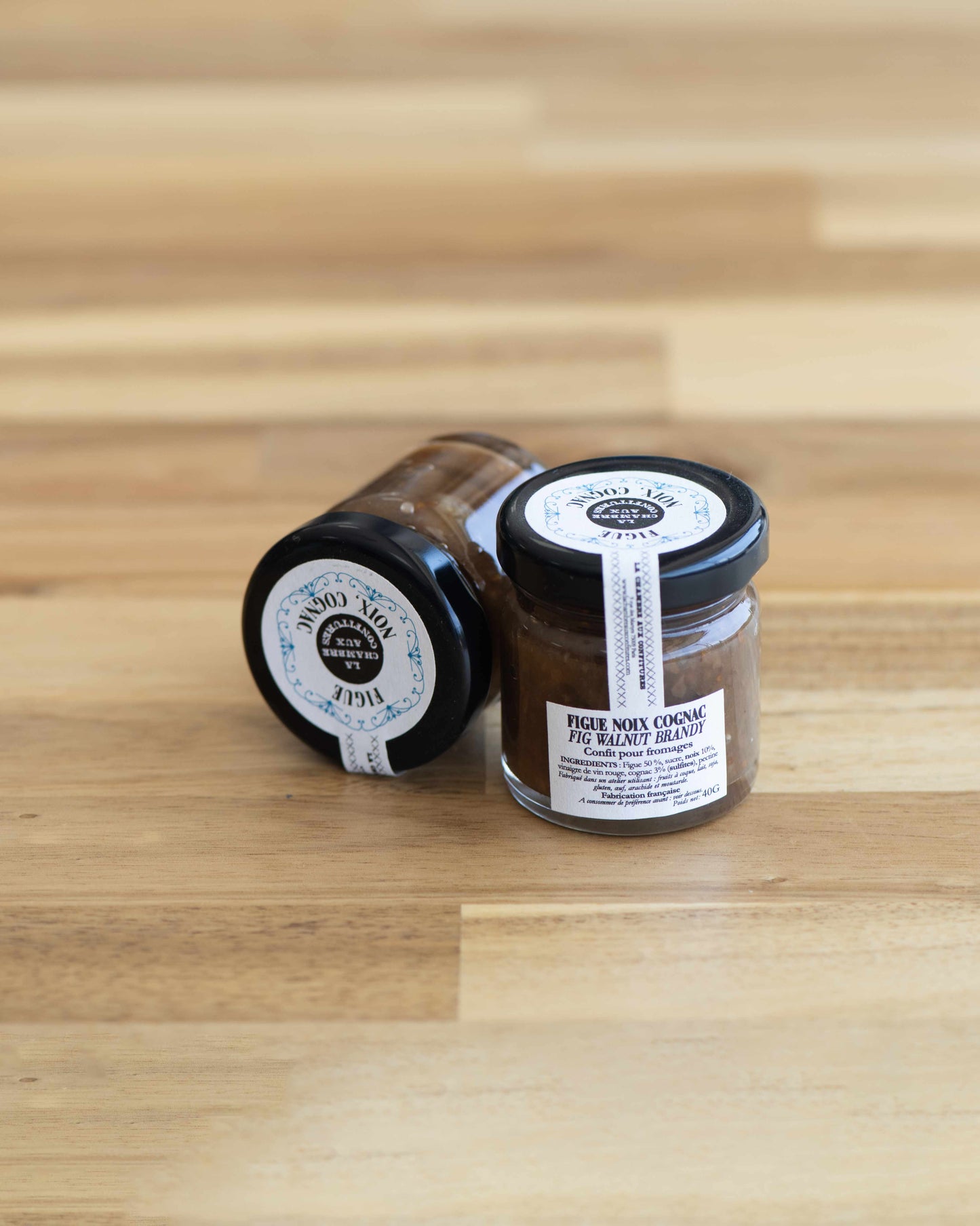 Confiture de figue, noix, cognac