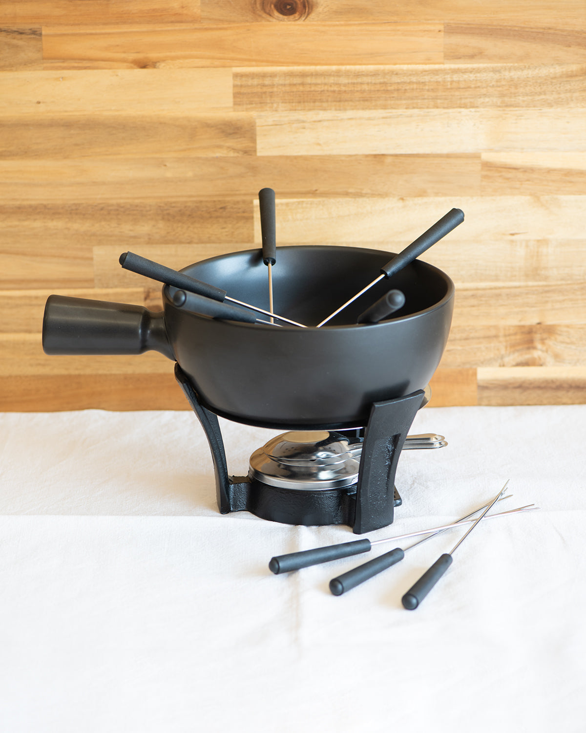 Fondue set nero pour 6 personnes